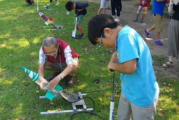 ダヴィンチ工房「水ロケット」